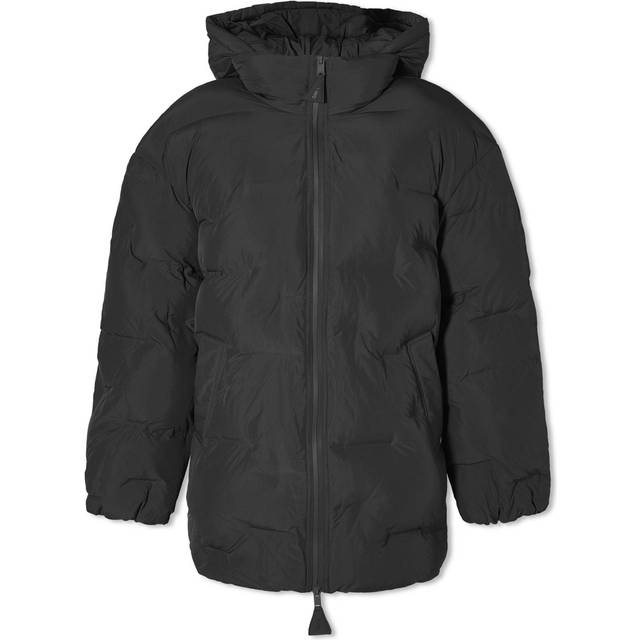 Ganni, Winter Jackets, female, Black, 2XS, Black Puffer Oversized Midi Jacket