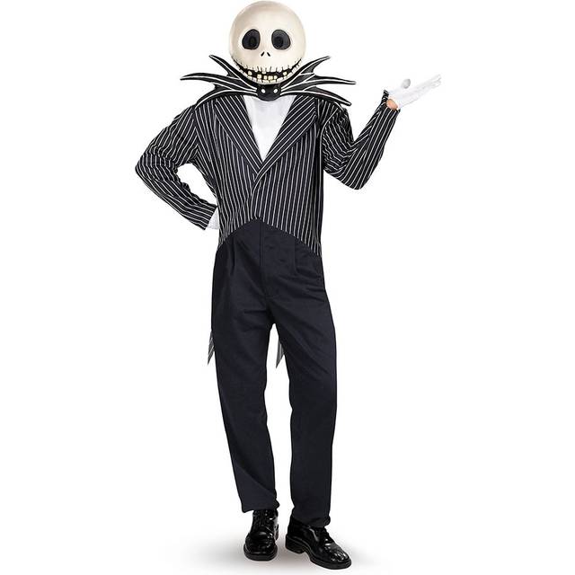 Nightmare Before Christmas Skellington Costume - Black&#47;White (ST)
