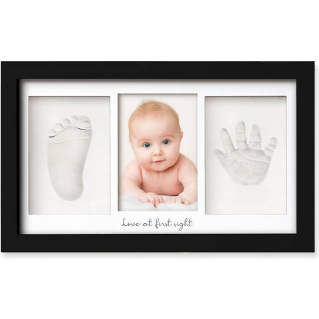 Baby Hand and Footprint Kit - Baby Footprint Kit  Newborn Keepsake Frame  Baby Handprint Kit  Personalized Baby Gifts  Nursery Decor  Baby Shower Gift