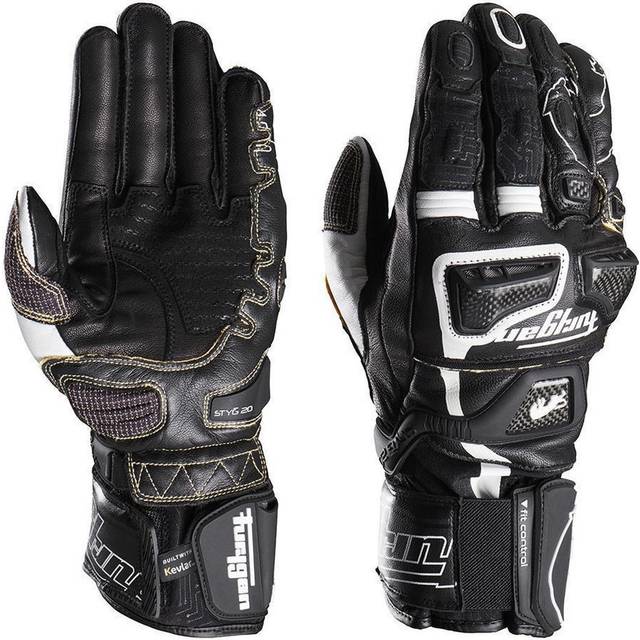 Furygan Styg 20 X Kevlar, gloves , color: Black/White , size: L