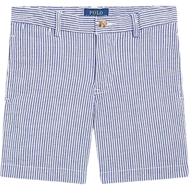 Stretch Cotton Seersucker Short