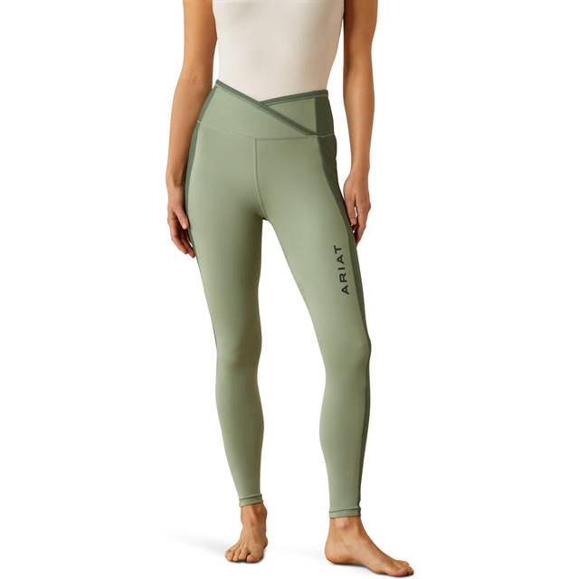 Women's Eos Chic Half Grip TightRiding Breech in Lily Pad, Size X-Small, by Ariat