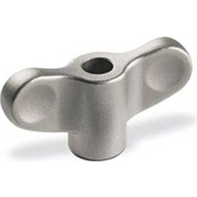ELESA EWNM-SST Wing nuts Stainless steel Threaded pass-through hole EWNM-SST-40-