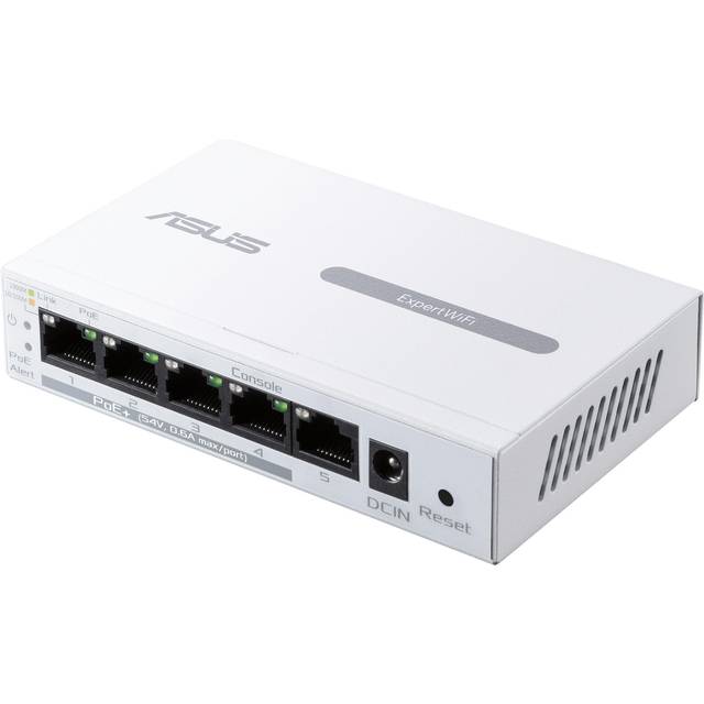 ASUS EBP15 5-Port Gigabit Ethernet Smart Managed PoE+ Switch