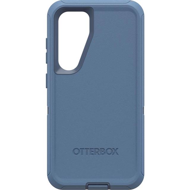 OtterBox Defender Skal för Samsung Galaxy S24, Extra stöttåligt, Fallsäkert, Skyddande Skal, Testad till militärstandard x5, Blå