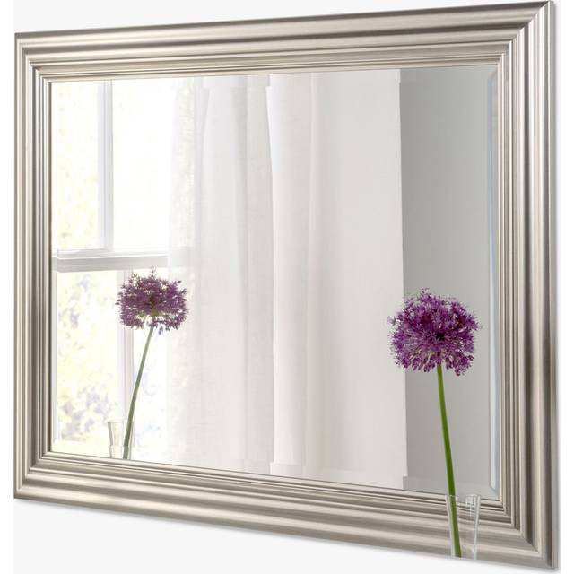 Yearn Mirrors Yearn Champagne Framed Wall Mirror 101x75cm, Silver