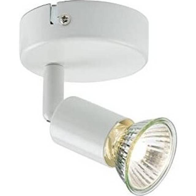 KnightsBridge 230V GU10 Single Spotlight - White