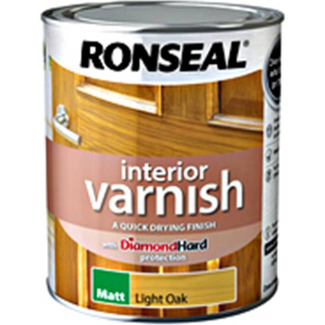 Ronseal Interior Varnish Matt, Light Oak - 250ml