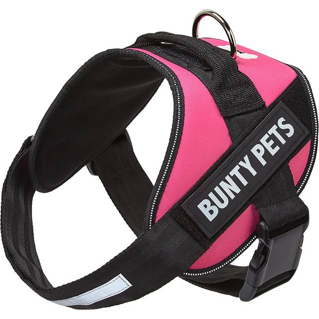 (XX-Large, Pink) No Pull Dog Harness, Adjustable Fit, Back Handle