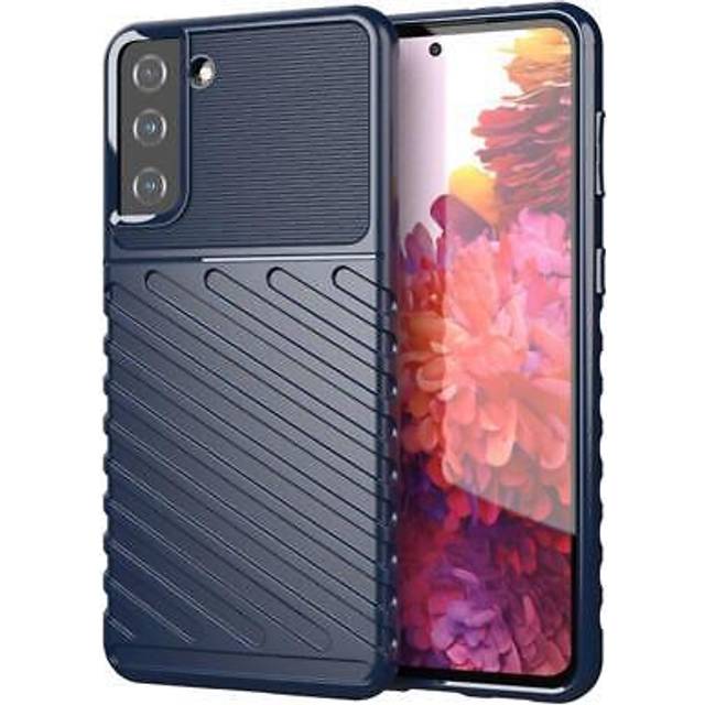Thunder Flexibel Armored Skal Galaxy S22 Plus - BlÃ¥