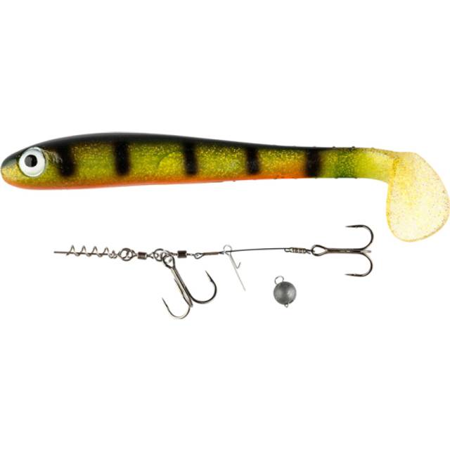IFISH The Demon Shad 26cm, ink. Stinger & 5g Link Head - Fluo Perch
