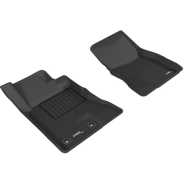 U Ace L1FR08511509 3D Maxpider Front Row Custom Fit Kagu Black Floor Mat for 2015-2016 Ford Mus G Models