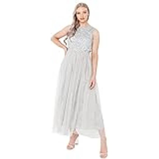 Embellished Midaxi Dress - Grey - 20