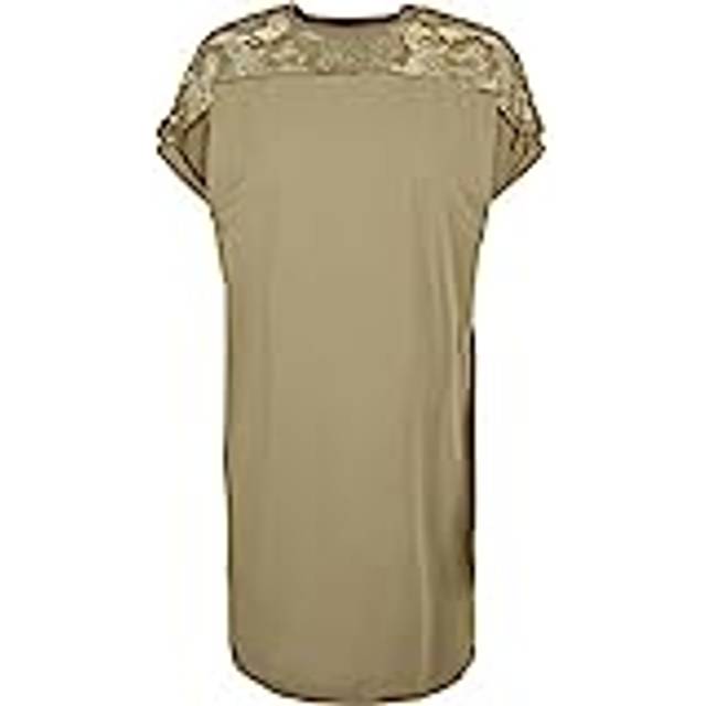 UC Ladies UC Lace Tee Dress Khaki / XL Klänning