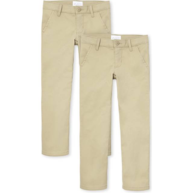 The Children's Place Girls Skinny Chino Pants Sandy 2 Pack 8