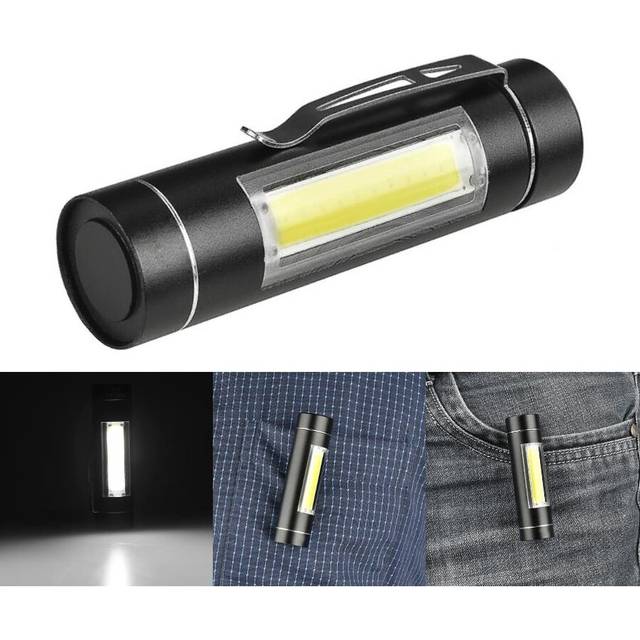 XANES 1516 T6 1000Lumens Special Side Light Portable Brightness EDC Tactical LED Flashlight