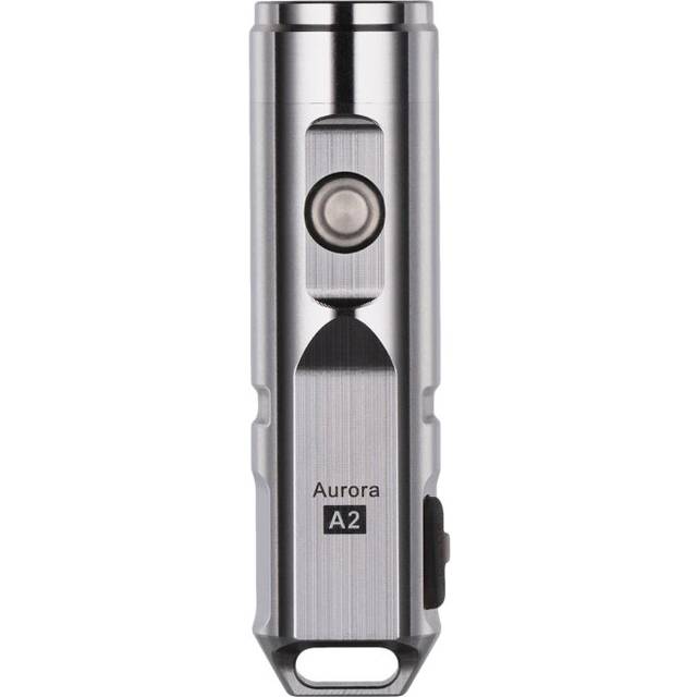 RovyVon Aurora A2x XP-G3 450LM IP65 SS USB Rechargeable EDC LED Keychain Flashlight
