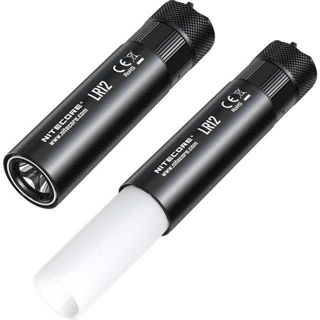 2 in1 Nitecore LR12 XP-L HD V6 1000LM 5Mode Shrink&Stretch Adjustable as LED Flashlight Camping Lamp
