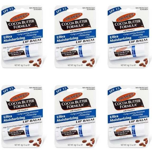 Palmer's Cocoa Butter Formula Lip Balm 4g (Pack of 6)