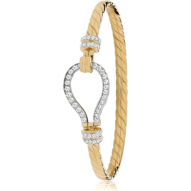 9ct Yellow Gold Hook Bangle BN432
