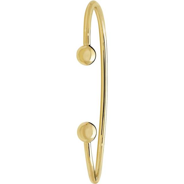 9ct Yellow Gold Ladies Torc Bangle - Elegant Solid Design - 13.4g Weight