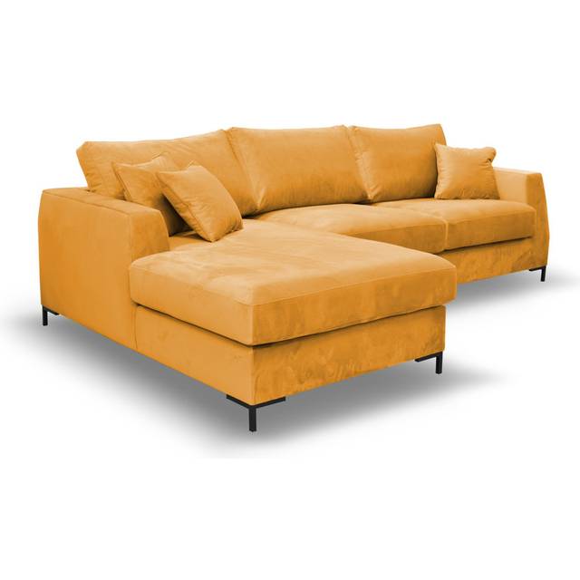 Inwood Upholstered Corner Sofa - Orange 100 % polyester (87cm H X 285cm W X 175cm D)