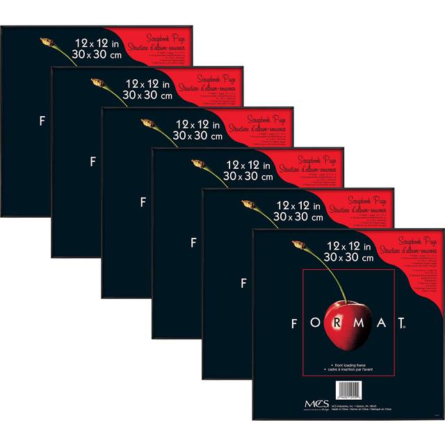 MCS Format Picture Frames  Gallery Wall Frames  Black  12 x 12  6-Pack