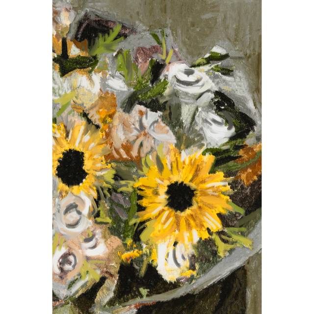 Sunflower Bouquet II by Melissa Wang - Wrapped Canvas Painting (46cm H x 30cm W x 3.8cm D)