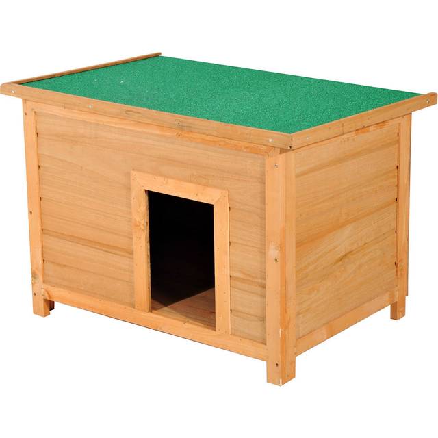 Archie & Oscar Derick Wooden Dog Yard Kennel Yellow Small (10-20lbs)