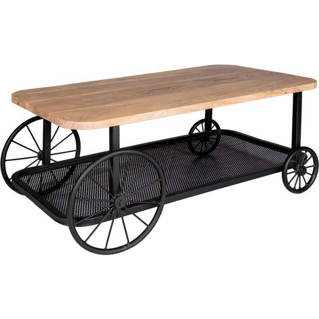 Verty Furniture - Industrial Creative Coffee Table - Light Wood