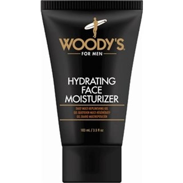 Woodys Face Moisturizer for Men with Menthol  Hydrating Daily Facial Lotion for Dry Skin AntiAging Face Cream Mens Skin Care 5 fl oz