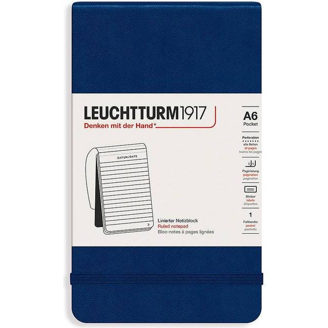LEUCHTTURM1917 Pocket A6 Reporter Notepad Lemon - Ruled - Yellow