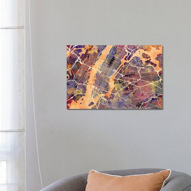 Scented Sprig II Cool by Danhui Nai - Wrapped Canvas Art Prints (45.72cm H x 66.04cm W x 3.81cm D)