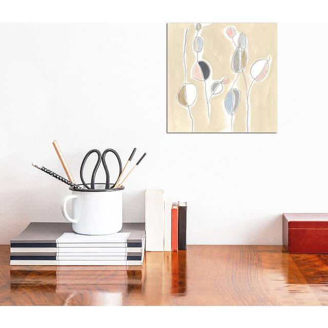 String Garden I by June Erica Vess - Wrapped Canvas Painting (30.48cm H x 30.48cm W x 1.905cm D)