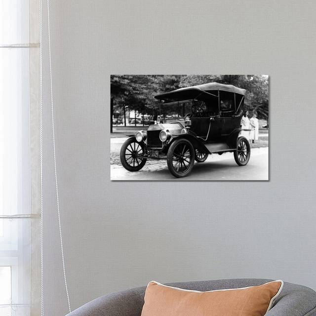 1920s Model T Ford Touring Car Automobile on Display During Parade - Wrapped Canvas Photograph (45.72cm H x 66.04cm W x 1.91cm D)