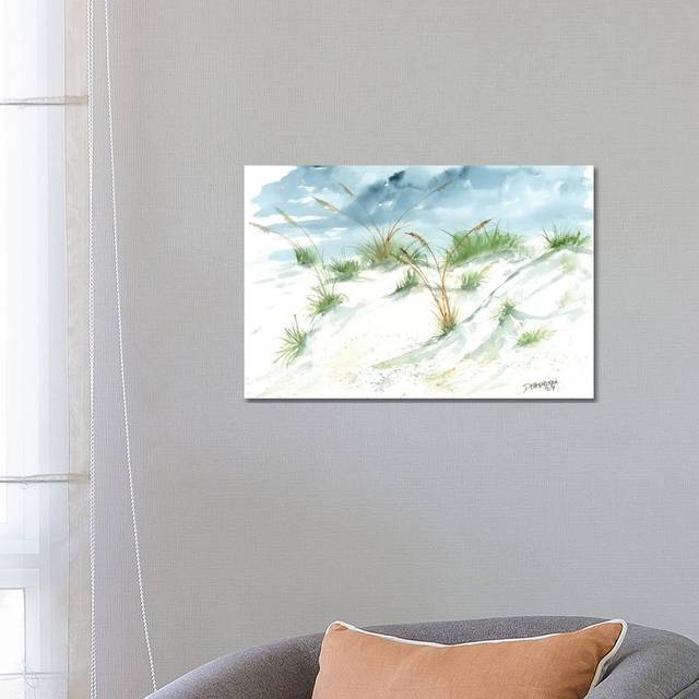 Sand Dunes Beach by Derek McCrea - Wrapped Canvas Painting (66.04 cm H x 45.72 cm W x 1.91 cm D)