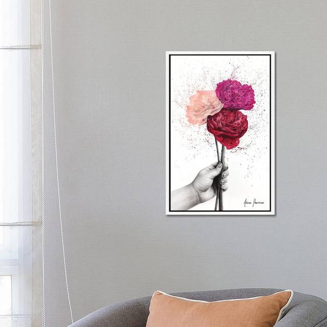 Sense Of Someone - Print - White Framed (66.04cm H x 45.72cm W x 3.81cm D)