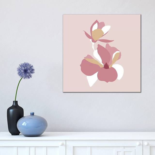 Botanical â8 Square by Blek Prints - Wrapped Canvas Painting (45.72 cm H x 45.72 cm W x 1.91 cm D)