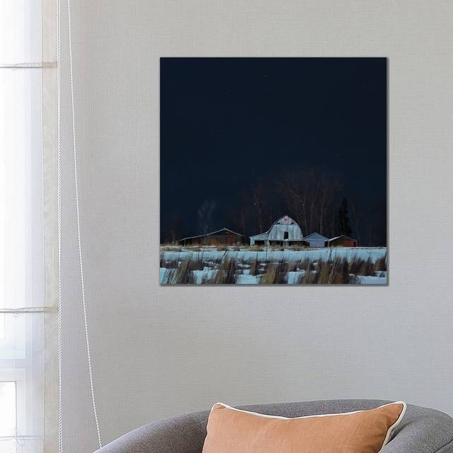 Quilt Trail Pattern by Moonlight by Ben Bauer - Wrapped Canvas Photograph (66.04 cm H x 66.04 cm W x 1.91 cm D)