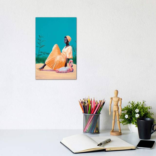 Back to the Plastic Garden by Alexander Grahovsky - Wrapped Canvas Painting Print (30.48cm H x 20.32cm W x 1.91cm D)