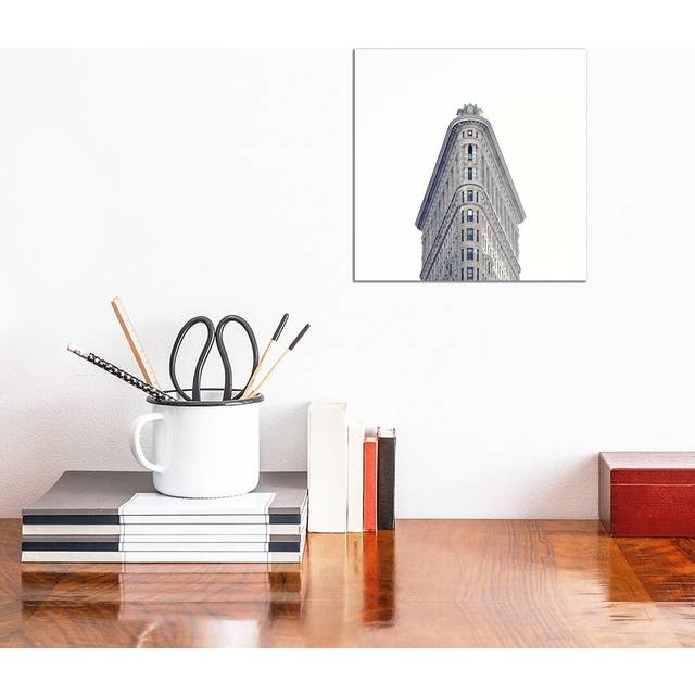 Flat Iron by Caroline Mint - Photograph Print on Canvas - Wrapped Canvas (30.48 cm H x 30.48 cm W)