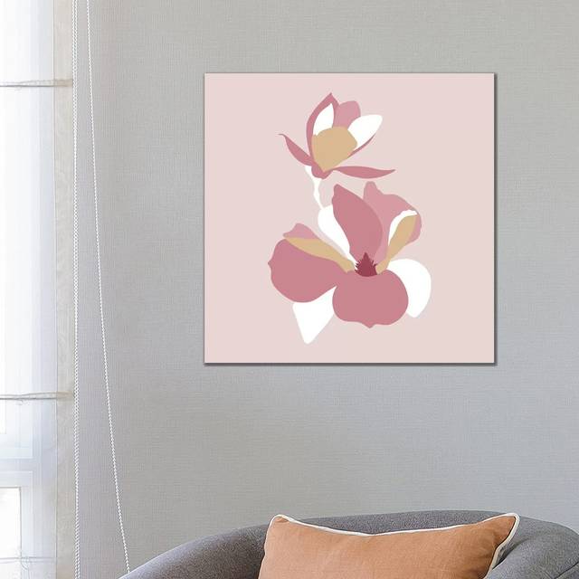 Botanical â8 Square by Blek Prints - Wrapped Canvas Painting (66.04cm H x 66.04cm W x 1.91cm D)