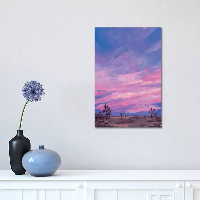 Joshua Tree Cotton Candy by Andrea Fairservice - Wrapped Canvas Painting (45.72cm H x 30.48cm W)