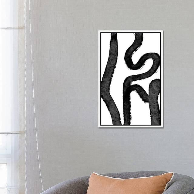 Mother in Law&#39;s Tongue by Domonique Brown - Graphic Art Print on Canvas - White Framed (66.04cm H x 45.72cm W x 3.81cm D)