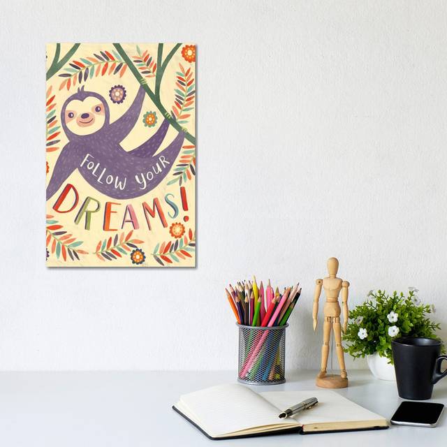 Baby Rainbow Paradise IV by Natalie Miles - Wrapped Canvas Painting (30.48cm H x 20.32cm W x 1.9cm D)