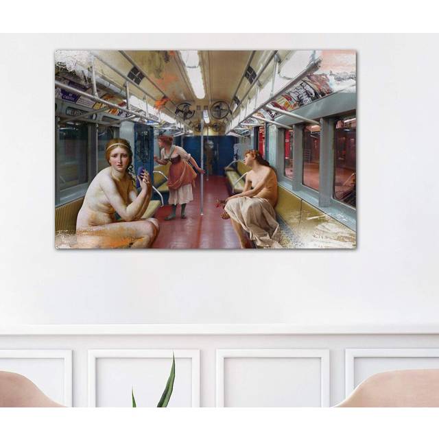 Subway by José Luis Guerrero - Wrapped Canvas Graphic Art Print (101.6 cm H x 66.04 cm W x 1.91 cm D)