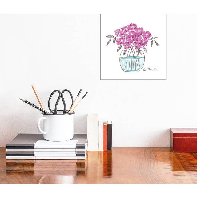 Flower For by - Gallery-Wrapped Canvas Giclée (30.48 cm H x 30.48cm W)