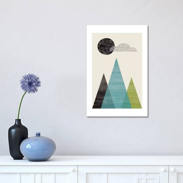 Mountains I by TomasDesign - Wrapped Canvas Painting (45.72cm H x 30.48cm W x 1.91cm D)