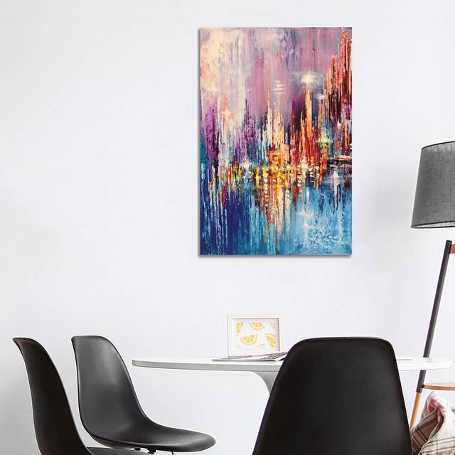 Tower Lights by Tatiana Iliina - Wrapped Canvas Graphic Art (101.6 cm H x 66.04 cm W x 3.175 cm D)