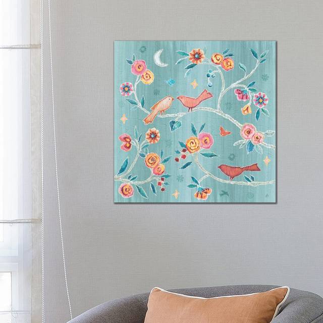 My Bohemian Life IV Colour by Daphne Brissonnet - Wrapped Canvas Graphic Art (66.04 cm H x 66.04 cm W x 1.91 cm D)